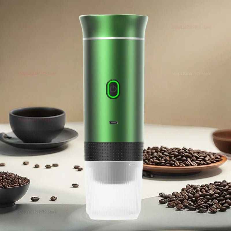 Üçü Bir Arada Taşınabilir Kahve Makinesi+ Termos